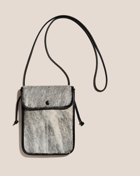 Hereu Crossbody Bags TERRA CALF HAIR - Square-Flat Crossbody Bag - Women/Men