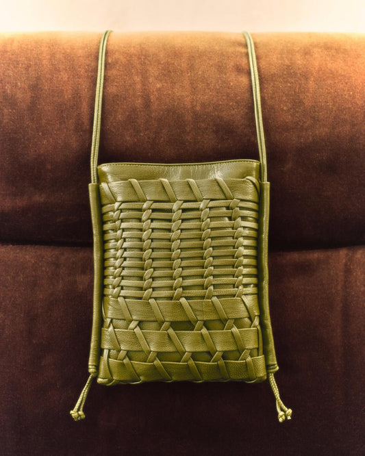 Hereu Crossbody Bags TRENA SUPPLE SHINY - Flat Square Crossbody Bag - Women/Men