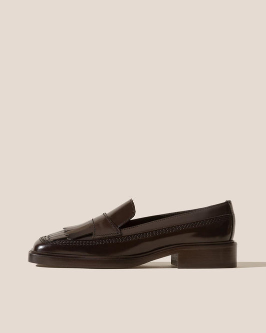 Hereu Loafers AINA POLISHED - Fringed Slip-On Loafer - Women