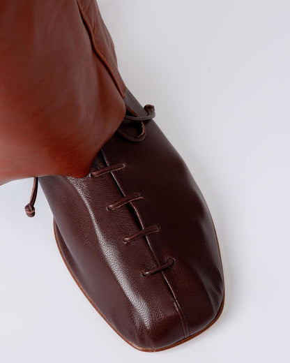 Hereu Soft Shoes PLEGADA SHINY - Deconstructed Lace-up Shoe - Men
